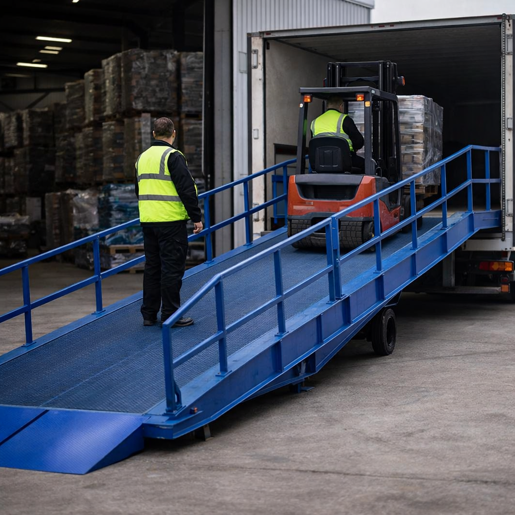 Yard Ramp – Black – 15000kg Capacity – Industrial Use