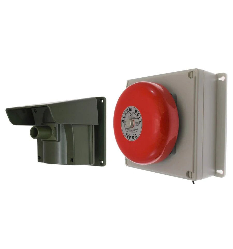 Driveway Alert with Outdoor Bell Receiver & PIR with New Pencil Beam