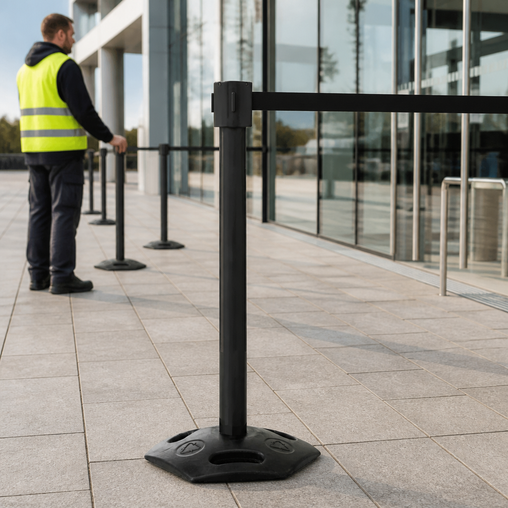 Belt Barrier System 10.6m for Outdoor Use