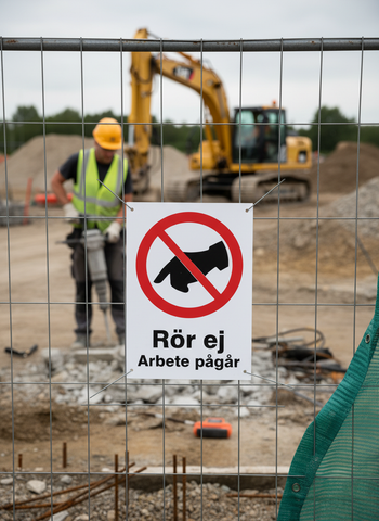 Premium Prohibition Sign - Do Not Enter, Work in Progress, Multiple Materials and Sizes for Clear Workplace Safety