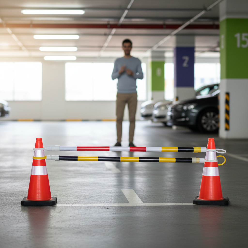 Premium Economy Retractable Cone Barrier in Multiple Colors for Effective Area Cordon Off | Barriers Co