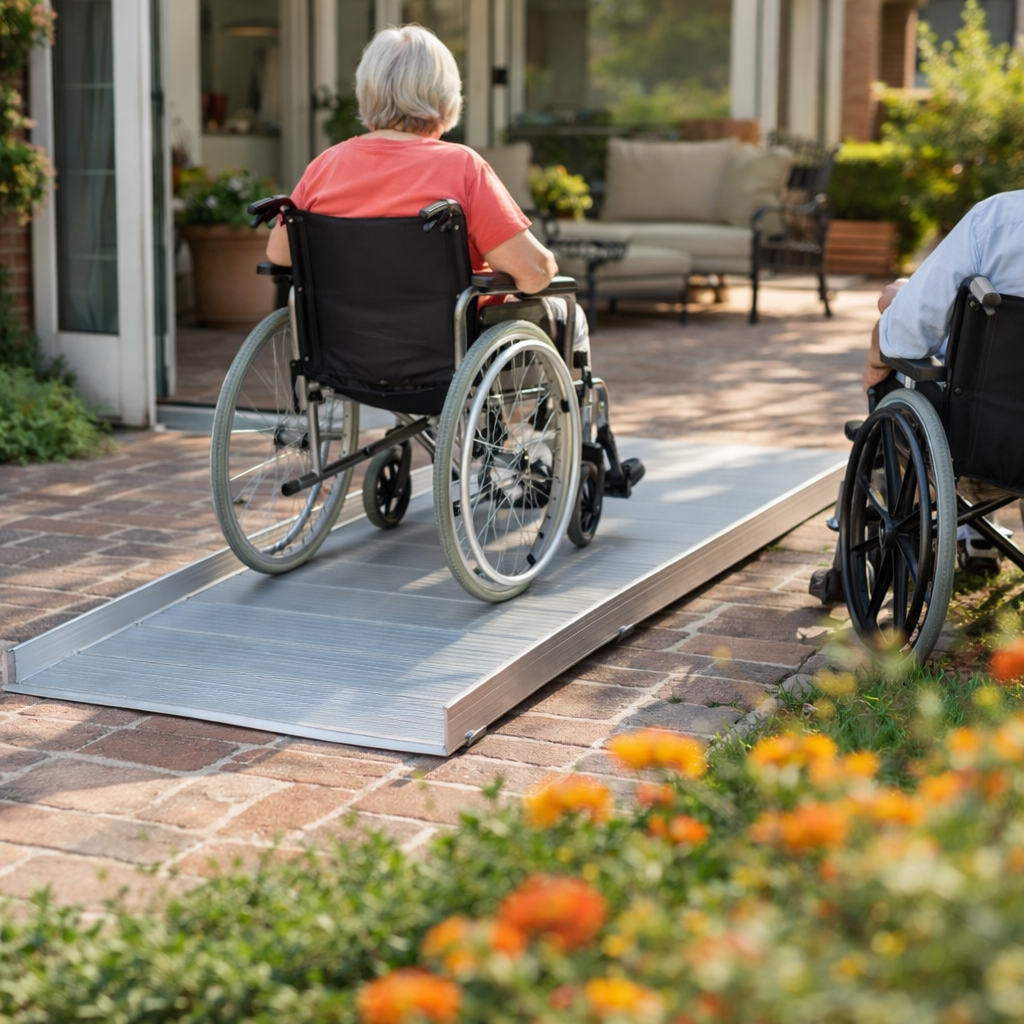 Wheelchair Ramp – 3ft-12ft – Aluminium, 350kg Capacity – Indoor/Outdoor