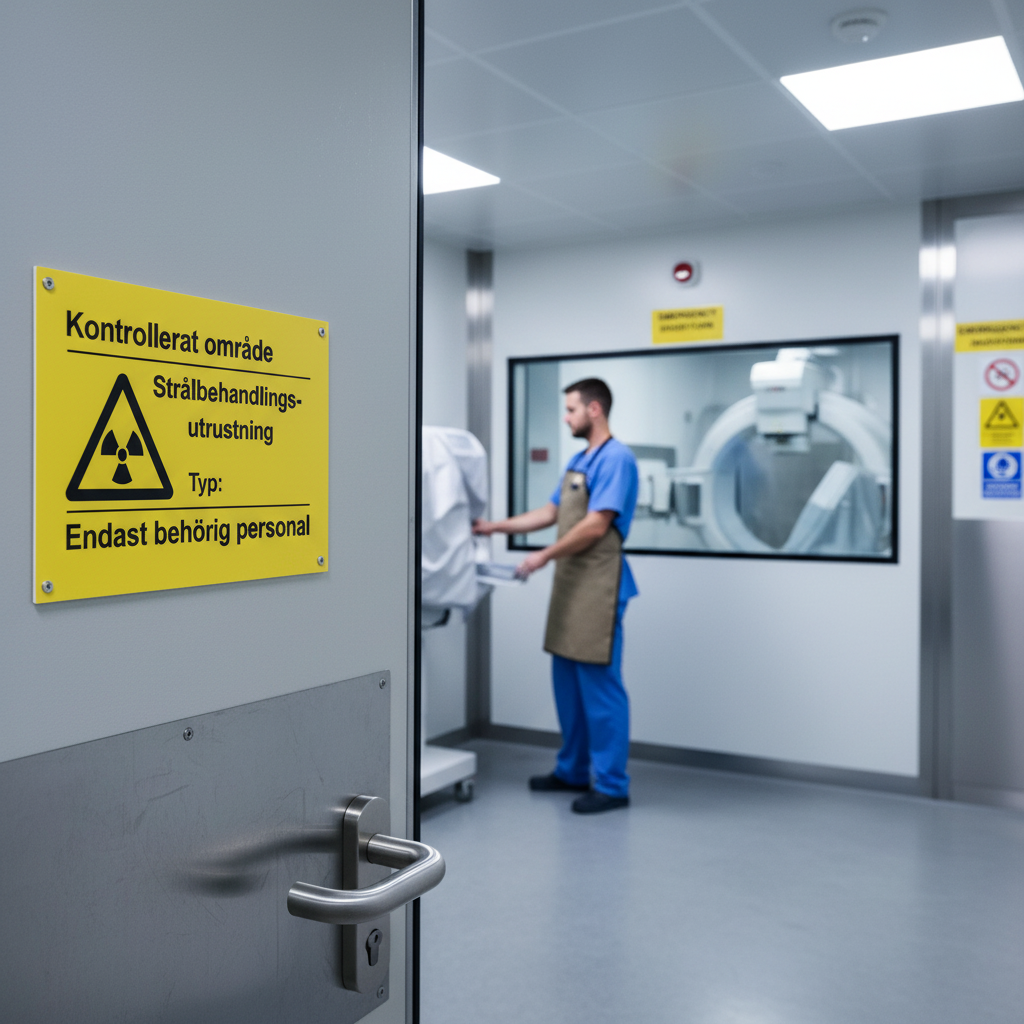 Premium Warning Sign for Radiation Protection - Durable Self-Adhesive, Plastic, Magnet & Aluminum Options Available