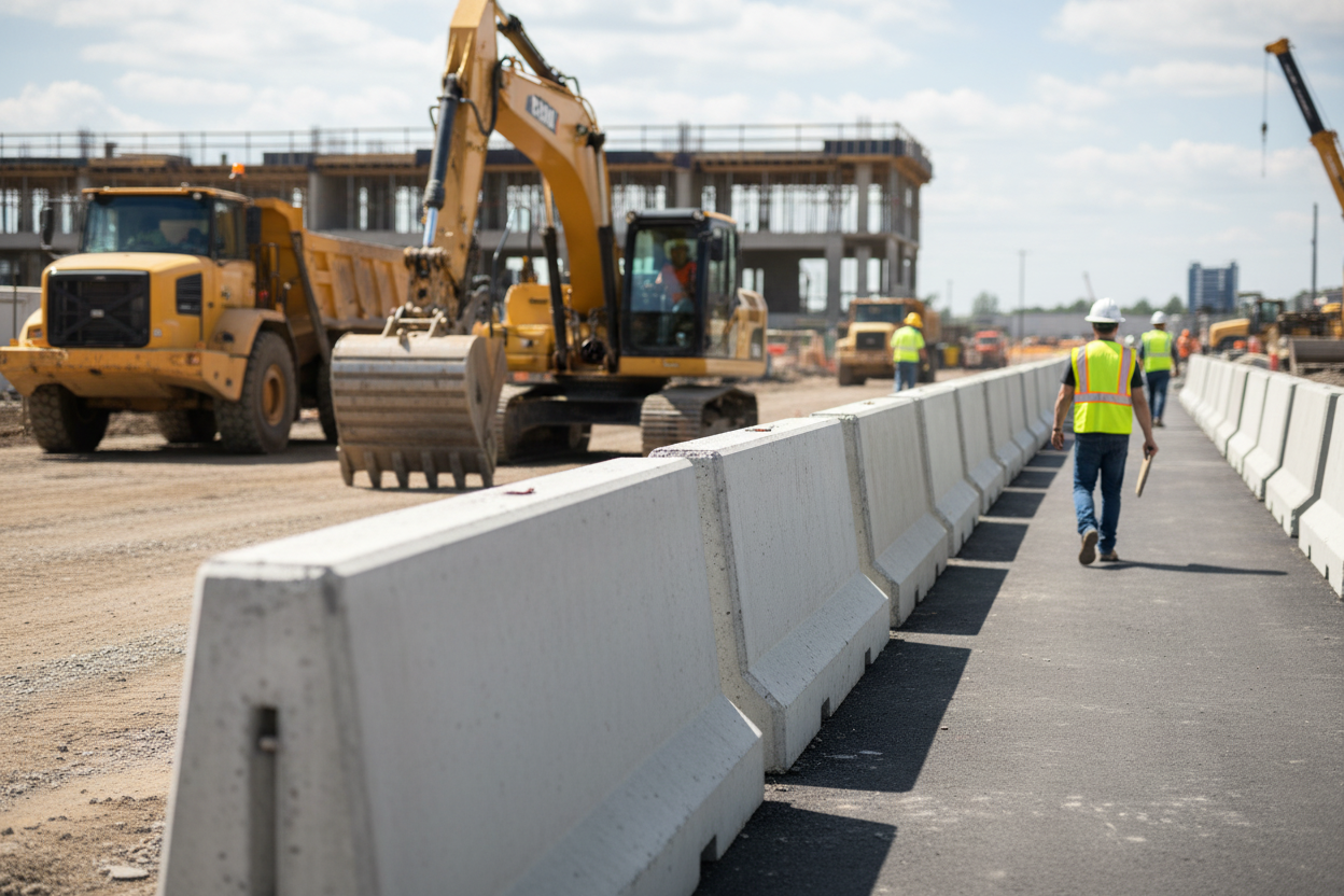 Premium Heavy Duty Jersey Barrier – Concrete Traffic Separation with Quick Installation for Safety and Protection