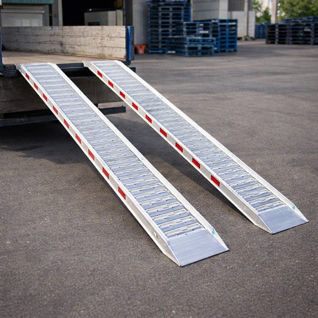 Aluminium Loading Ramps – 5500mm x 510mm – 5070kg Capacity – Heavy Duty Plant & Digger Use