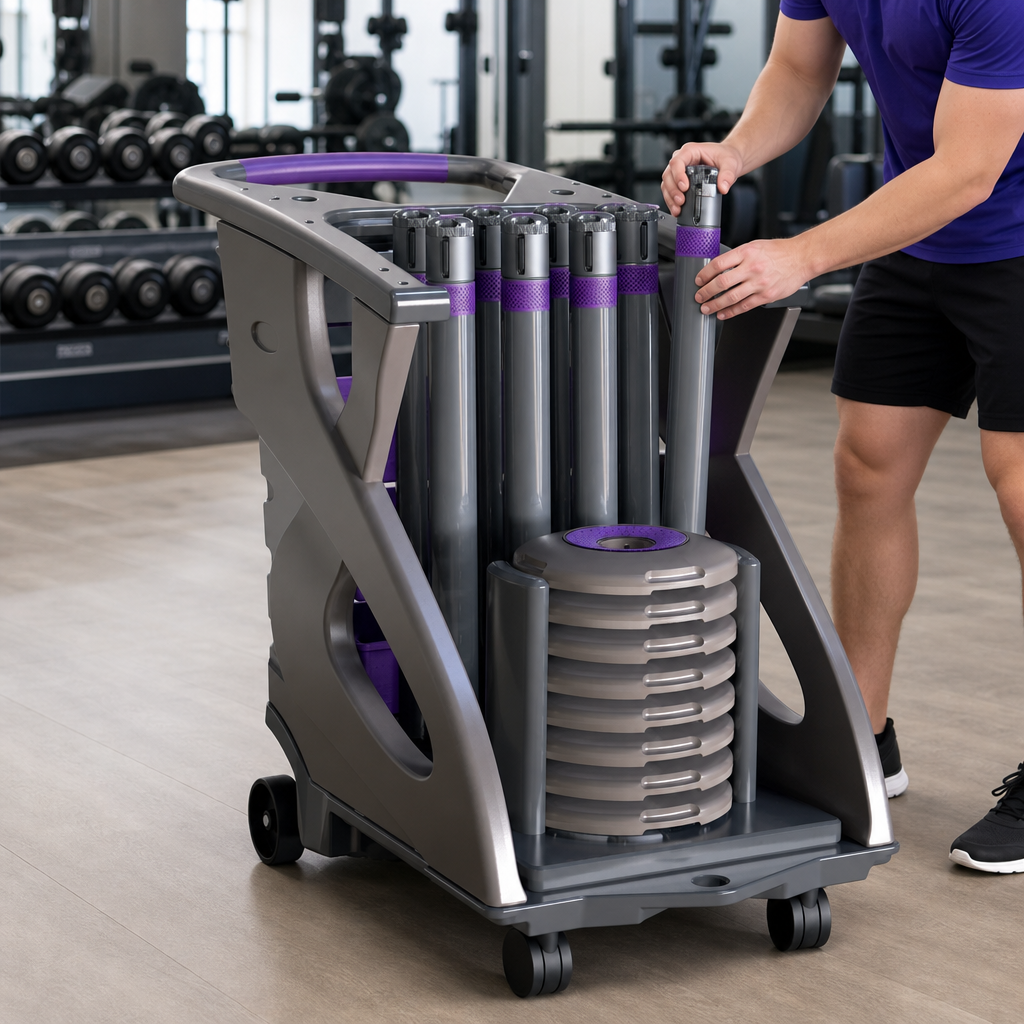 Purple Unicart Trolley for Skipper Q System