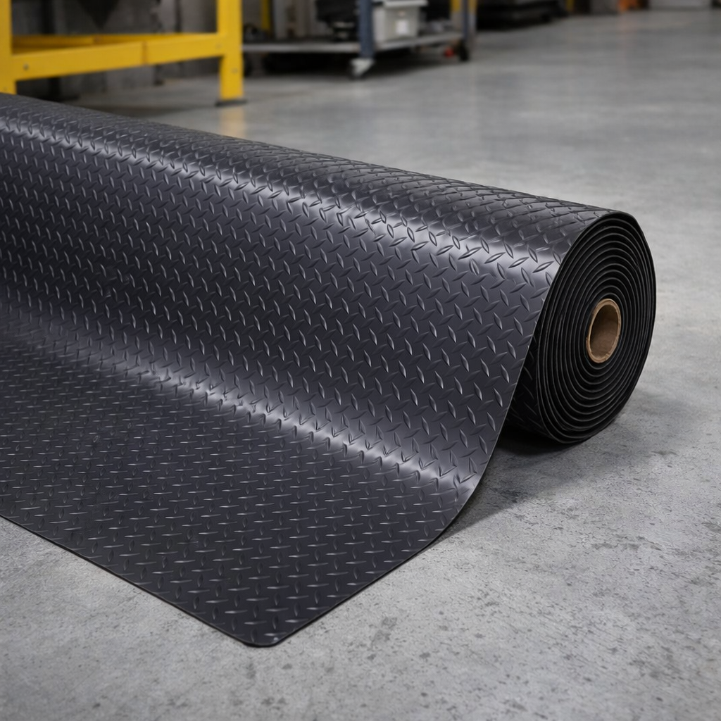 Ergonomic Anti-Fatigue Mat – Black – 14mm Thick – Industrial Use