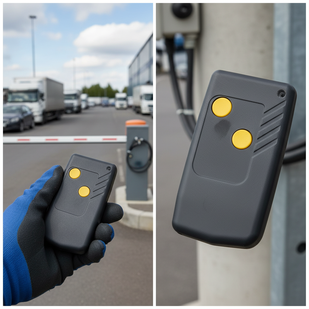 Premium Additional Remote Control for Efficient Boom Barrier Access Management - High-Quality Professional Grade for Industri
