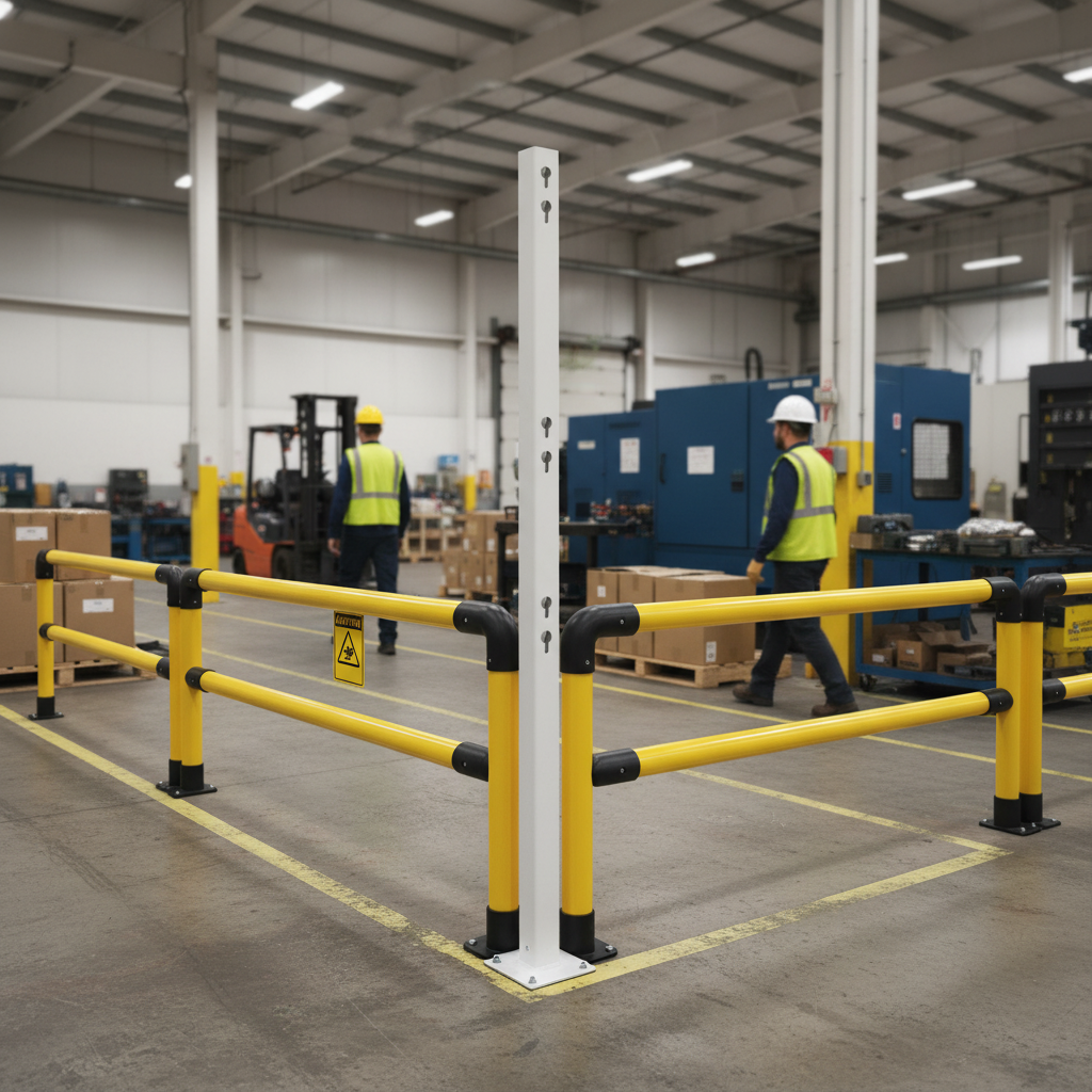 Premium Durable Plastic Square Post with Vario Receptacles for 60 x 60 mm Base Plates - Available in 2,000 mm, 2,500 mm, and 3,000 mm Lengths