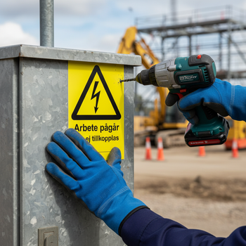 Premium Warning Sign - Work in Progress - Multiple Materials and Sizes for Clear Safety Notification