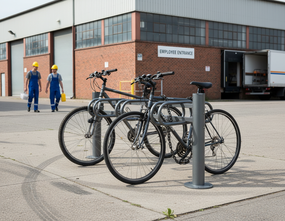 Premium Single Direction Bicycle Rack - Modular Design with Galvanised Steel and Customizable... - side view | Barriers Co