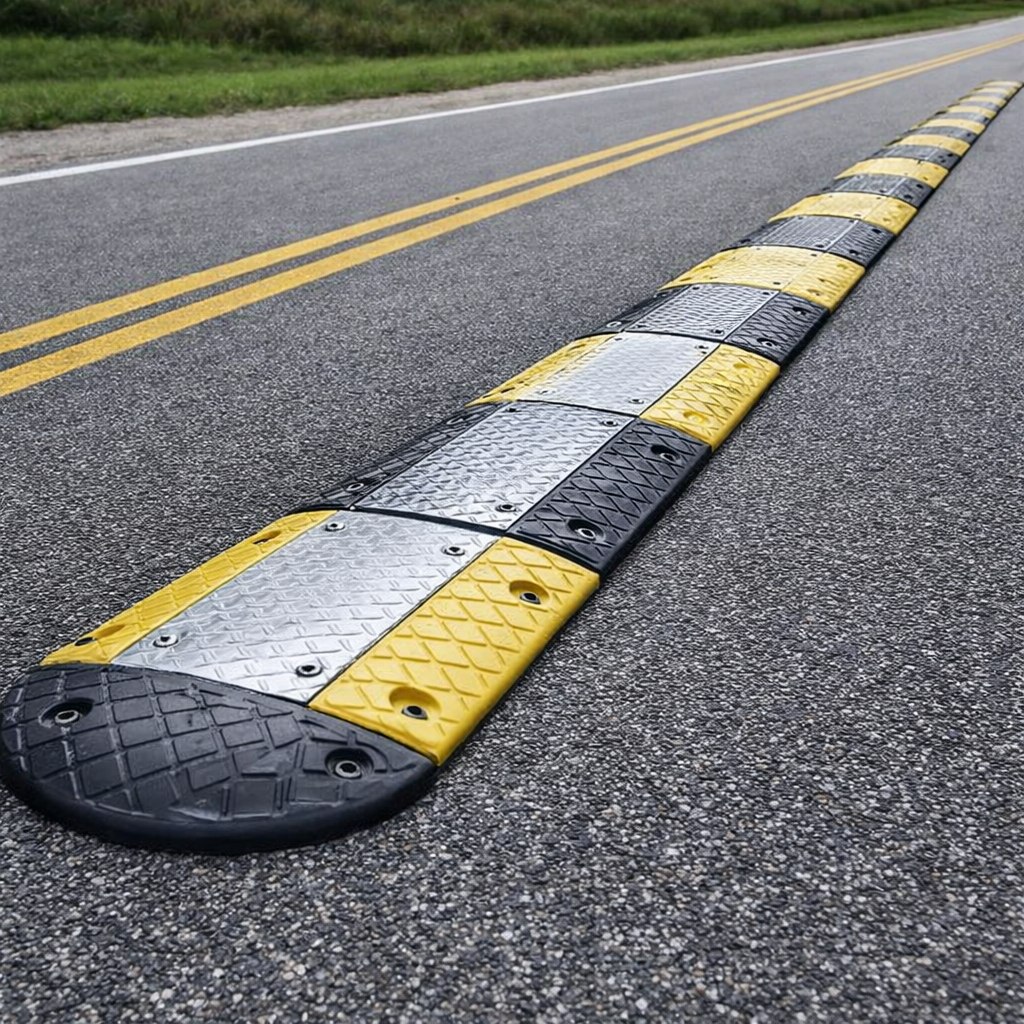 Heavy Duty Speed Bump – 9500mm x 450mm x 60mm – Steel Plate – Commercial Use