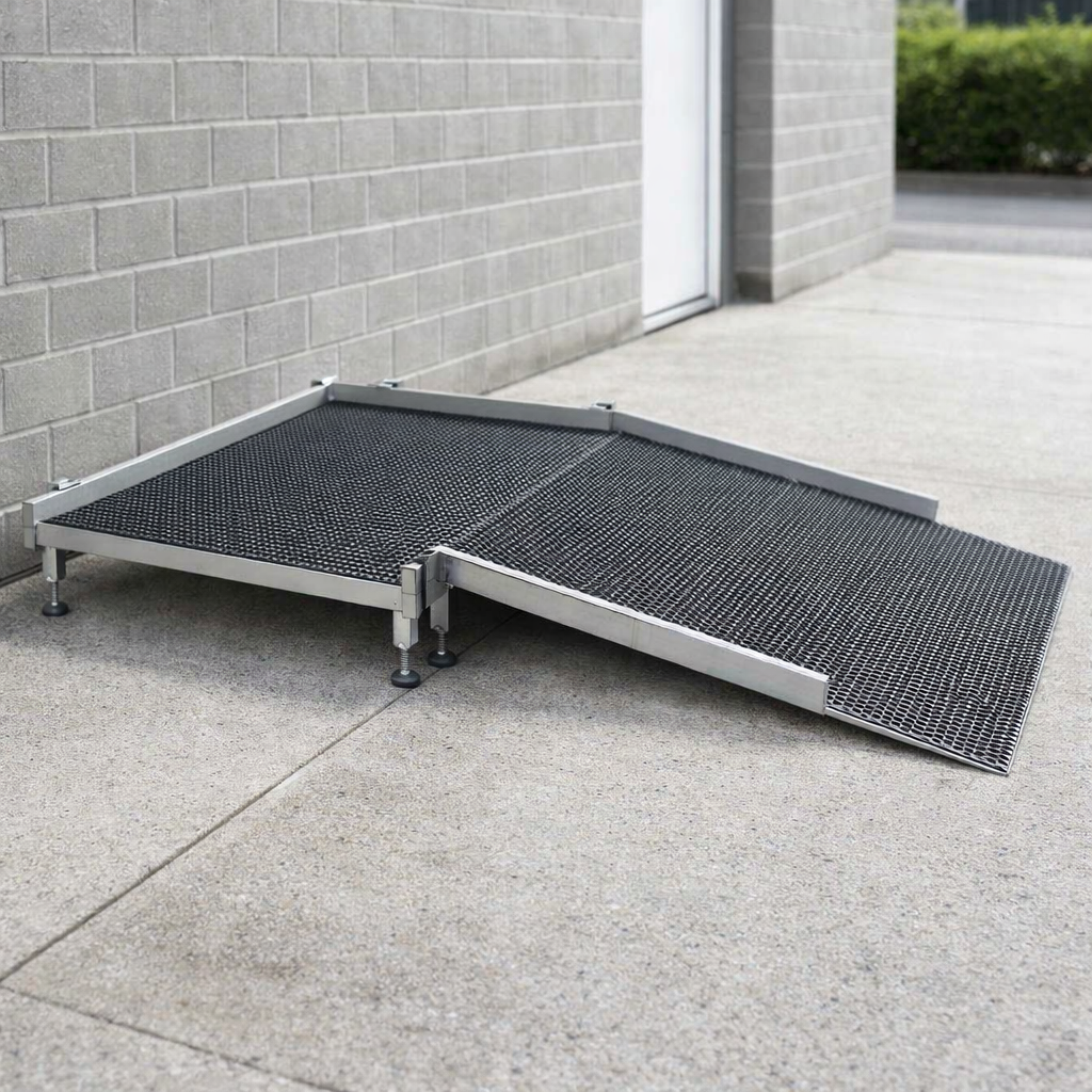 Modular Ramp Kit – 900mm x 1500mm – Aluminium, No Handrails – Wheelchair Access
