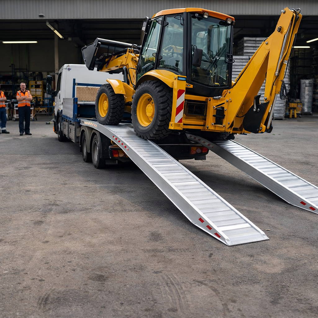 Aluminium Loading Ramps – 3500mm x 460mm – 8430kg Capacity – Industrial Use