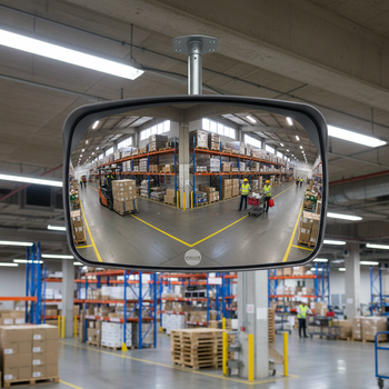 Premium Large Two-Direction Surveillance Security Mirror for Retail and Hospitality Environments