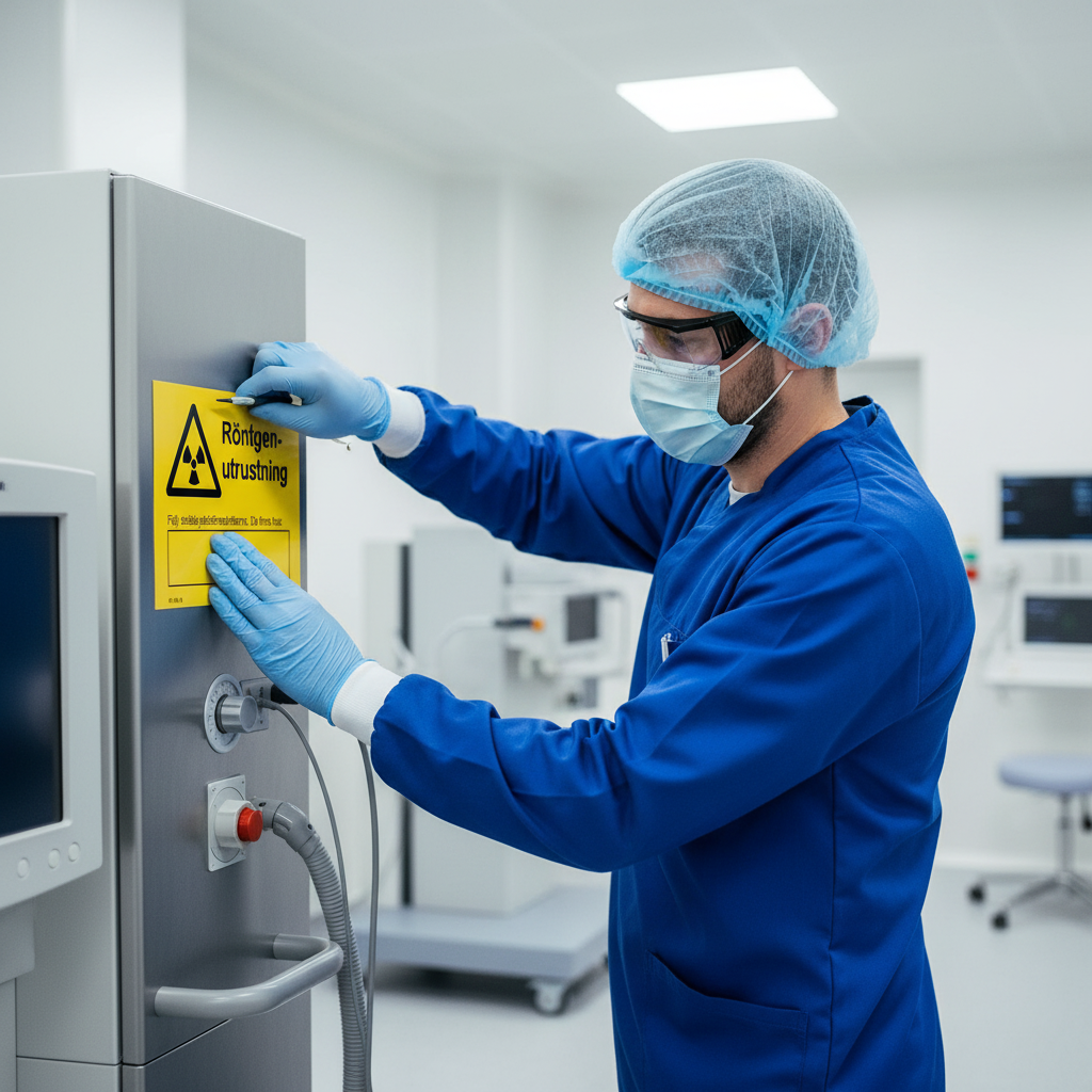 Premium Warning Sign for X-Ray Equipment - Durable Materials and Easy Installation Options