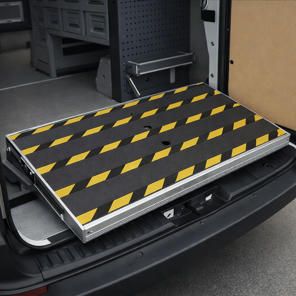 Adapter Plate – Black – Durable & Easy to Use – Van Ramps
