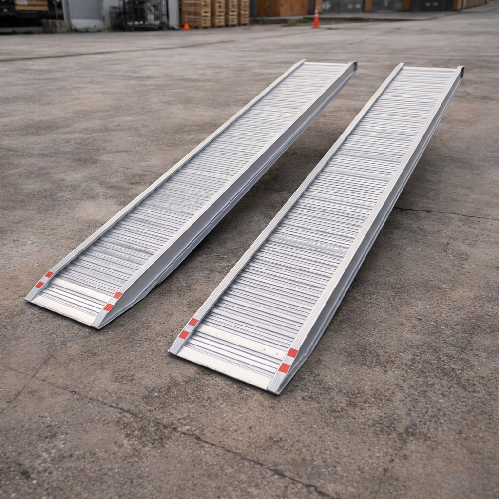 Extra Wide Aluminium Loading Ramps – 4000x400mm – 1500kg Capacity – Vehicle Access