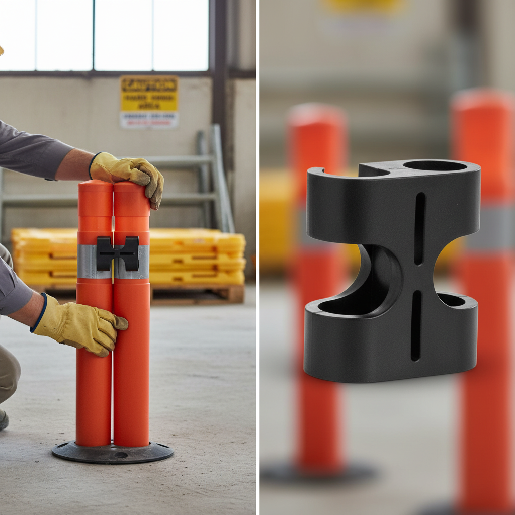 Premium Spare Clip for Plastic Barrier - Tool-Free, Rust-Resistant, Connects Multiple Sections | Barriers Co