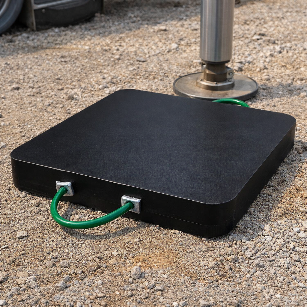 Outrigger Pads – Black – Heavy Duty – Commercial Use