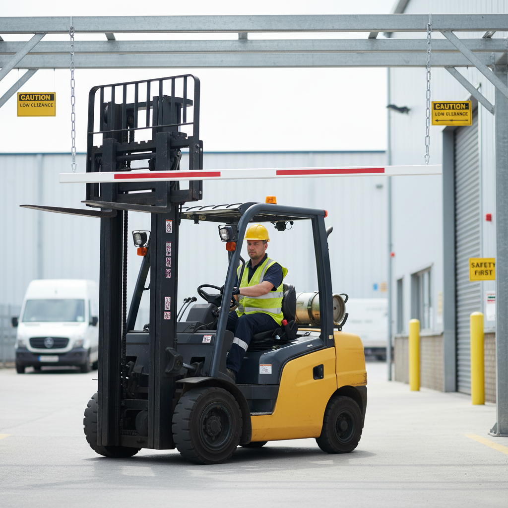 Premium Aluminium Nudge Bar for Height Barriers - Lightweight, Reflective, and Adjustable for... - side view | Barriers Co