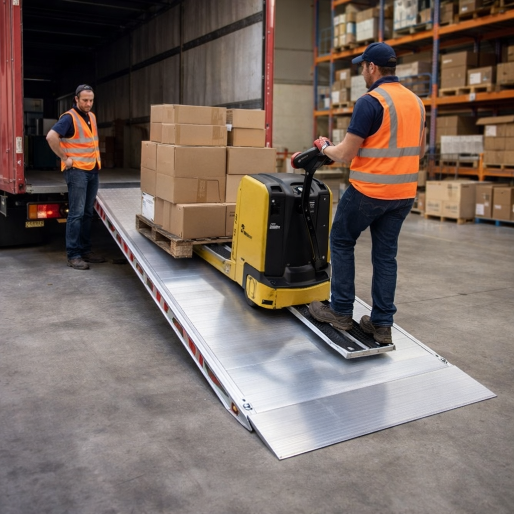 Heavy Duty Van Ramp – 1000mm Wide – 2000kg Capacity – Commercial Use