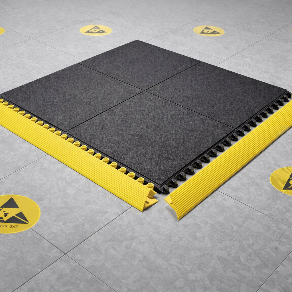 Cushion Ease Tile – 91 cm x 91 cm – ESD Nitrile – Industrial