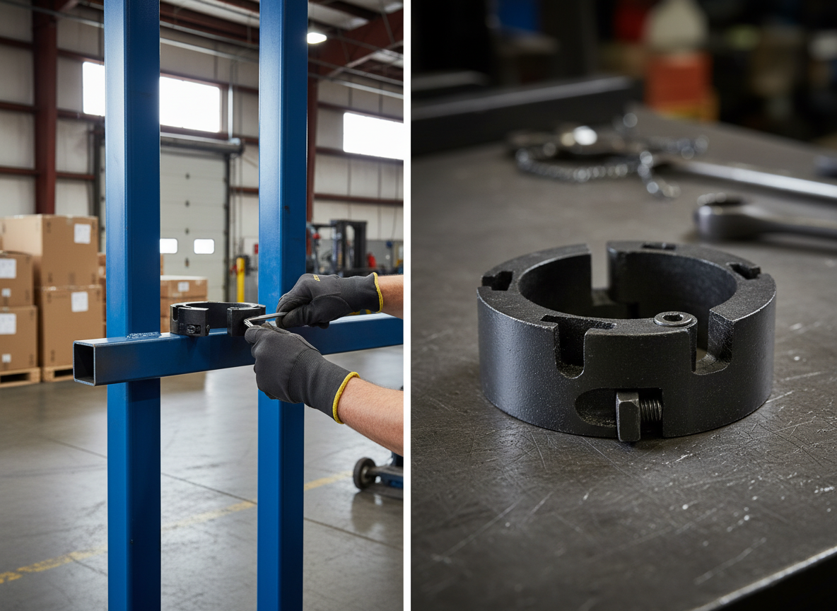 Premium Collars for Standard Panel Frame - Essential Accessories for Stanchion Setup