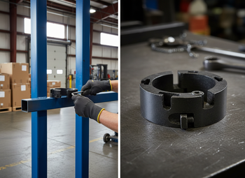 Premium Collars for Standard Panel Frame - Essential Accessories for Stanchion Setup