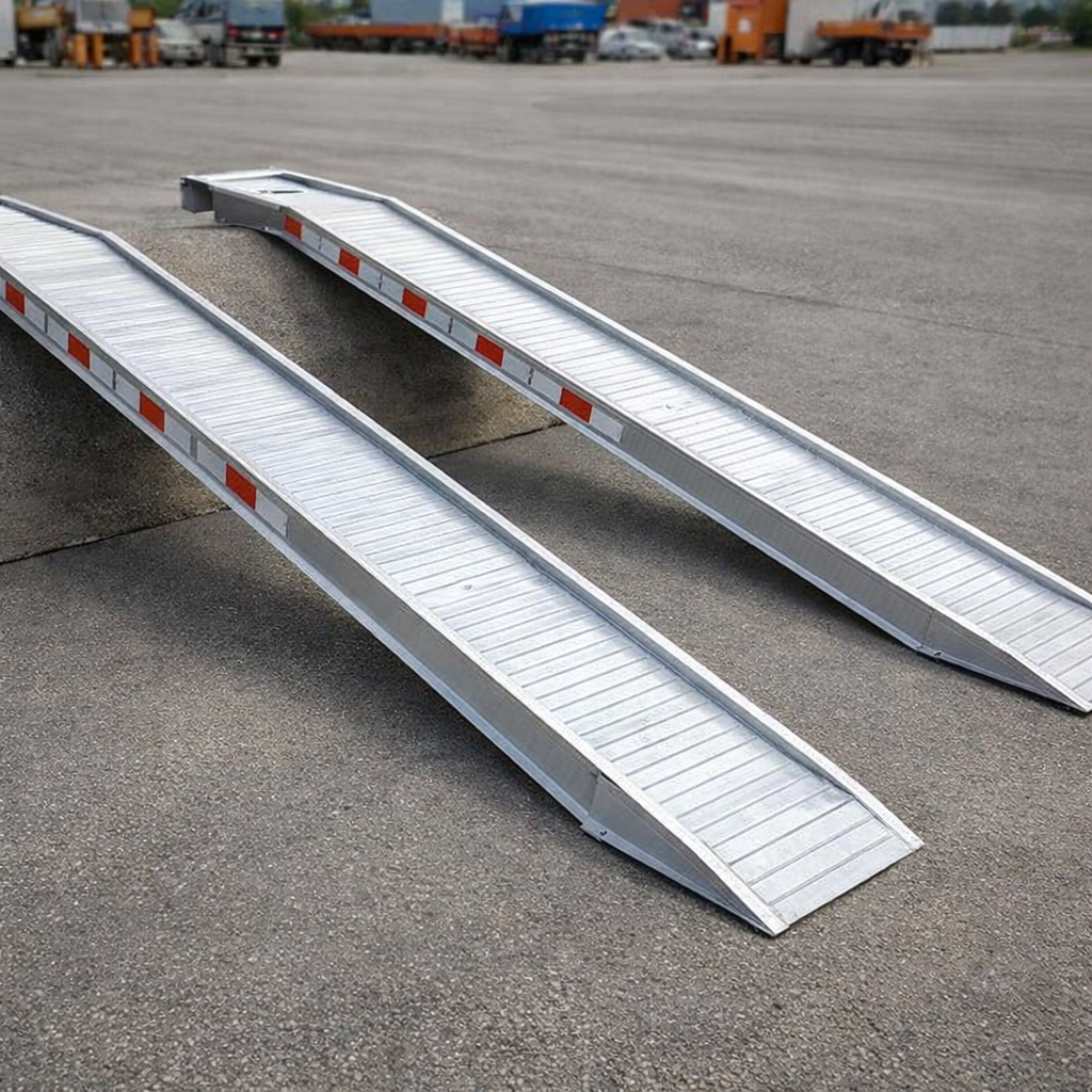 Extra Wide Aluminium Loading Ramps – 4000x400mm – 1500kg Capacity – Vehicle Access