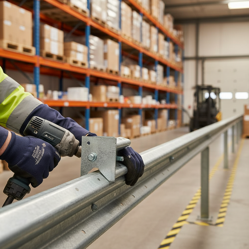 Premium Flexible Fabricated External Corner Barrier - Galvanised Steel for Pillar Protection and Building Corners | Barriers 
