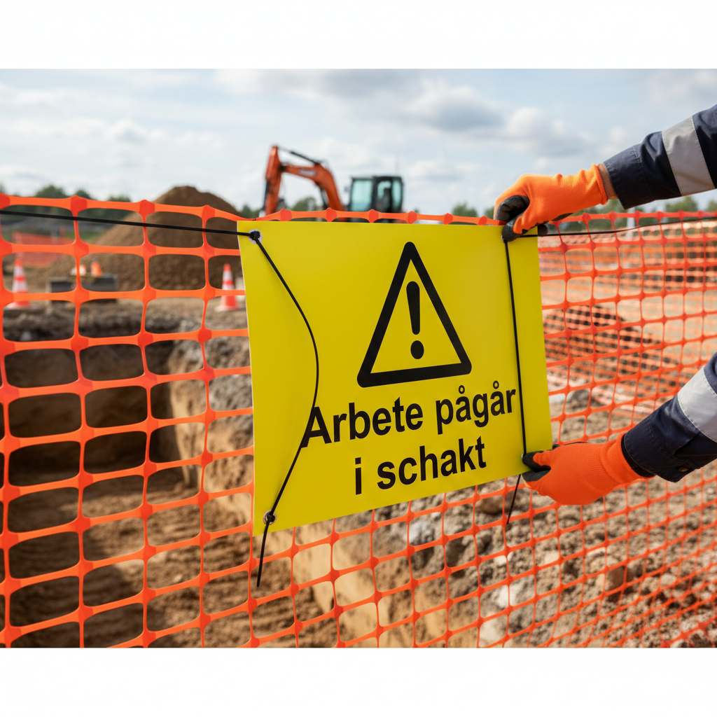 Professional Warning Sign for Construction Work - Durable Materials and Multiple Sizes for Safety and Visibility