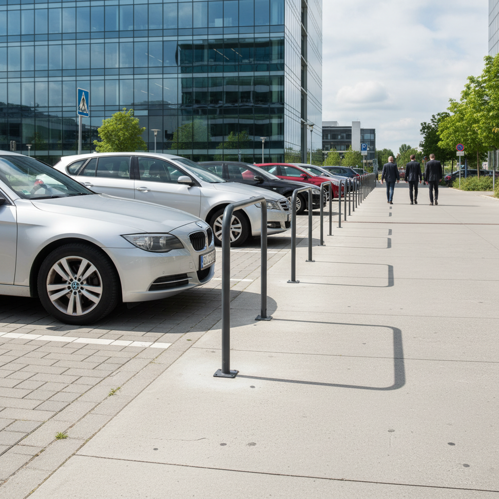 Premium Steel Tube Bicycle Stand Hoop Ø 48 mm for Optimal Theft Protection and Stability