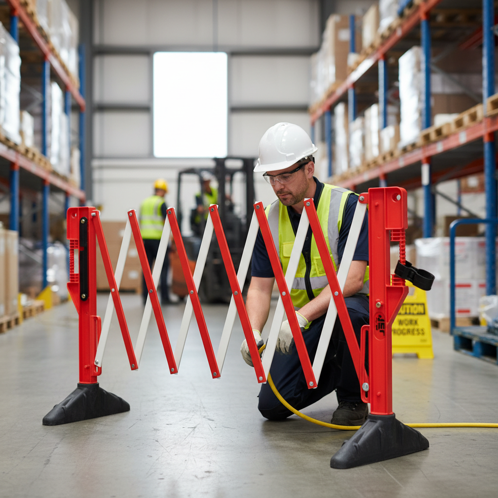 Premium Expanding Barrier System - Compact, Durable, and Versatile for Pedestrian Safety | Barriers Co