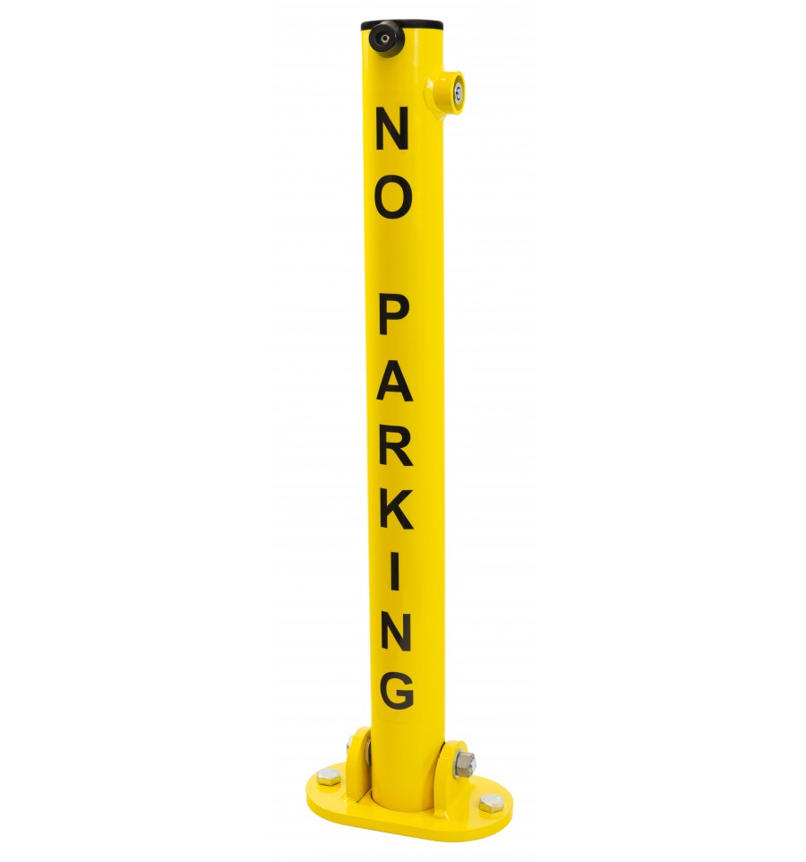 Fold Down Parking Post - No Parking