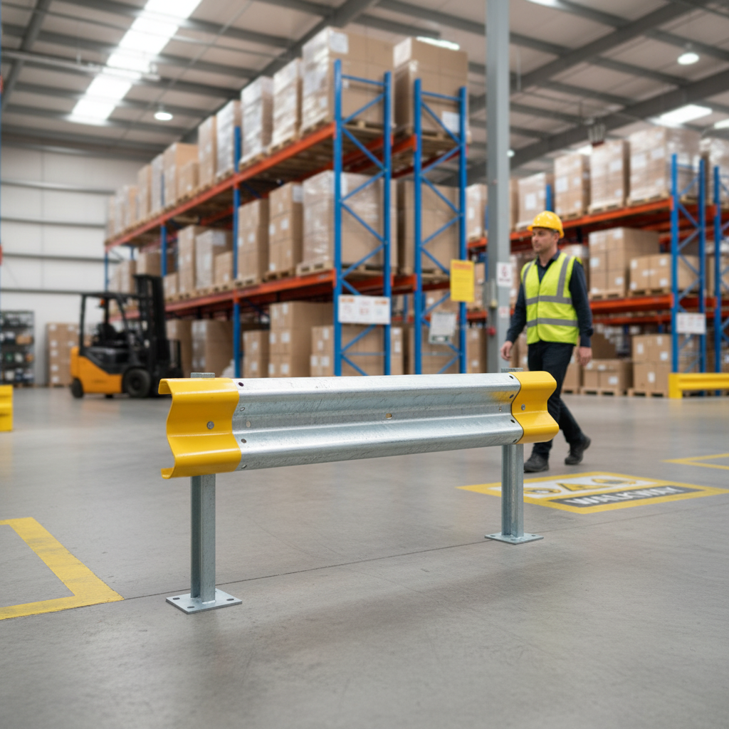 Premium Armco Barrier Kit with Posts, Fixings, and End Caps for 1.6m Protection - High-Quality Professional... | Barriers Co