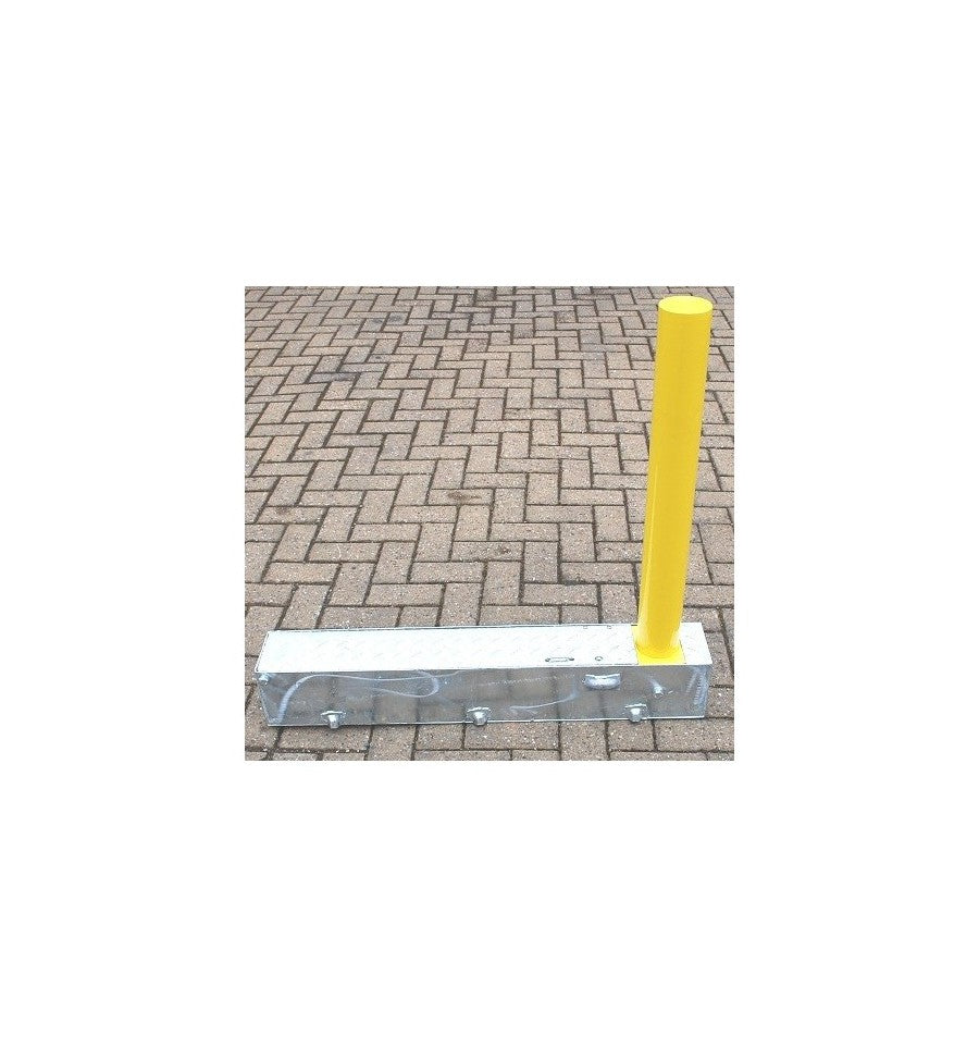 Fold Away Parking Post ( Yellow )