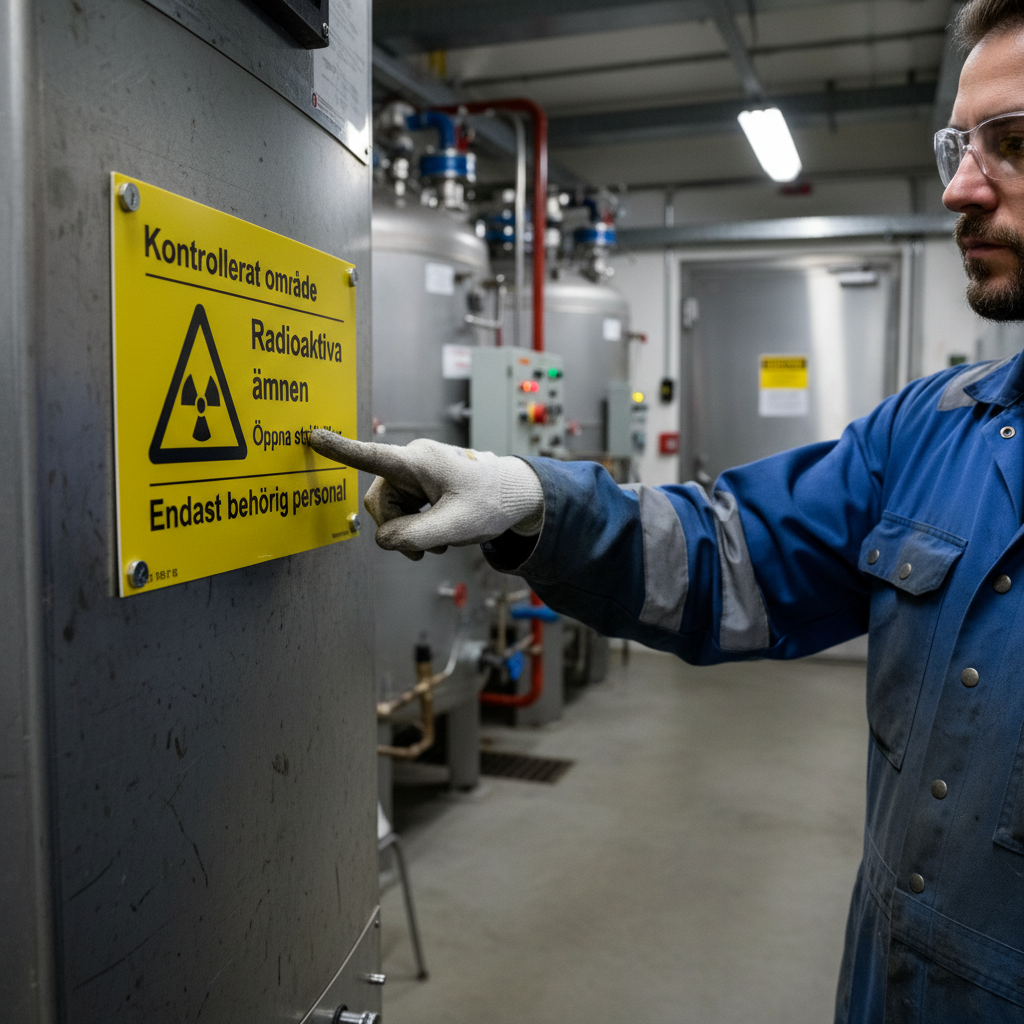 Premium Warning Sign for Controlled Areas with Multiple Material Options and Sizes for Safety and Clarity