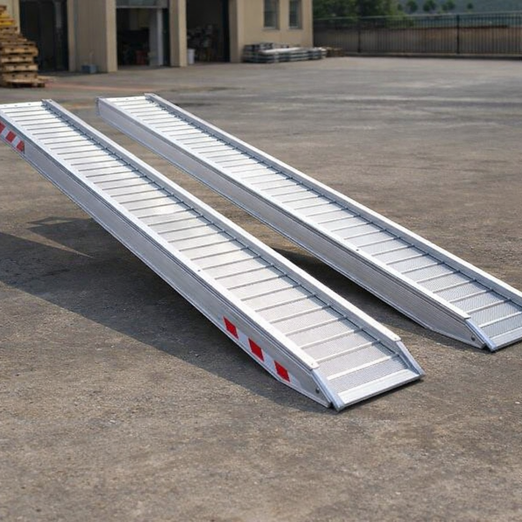 Aluminium Loading Ramps – Extra Wide – 5540kg Capacity – Plant & Digger Use