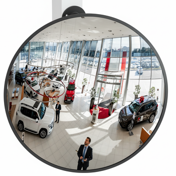 Premium Eco Security Mirror with Flexible Arm for Retail Environments - Durable Acrylic Construction