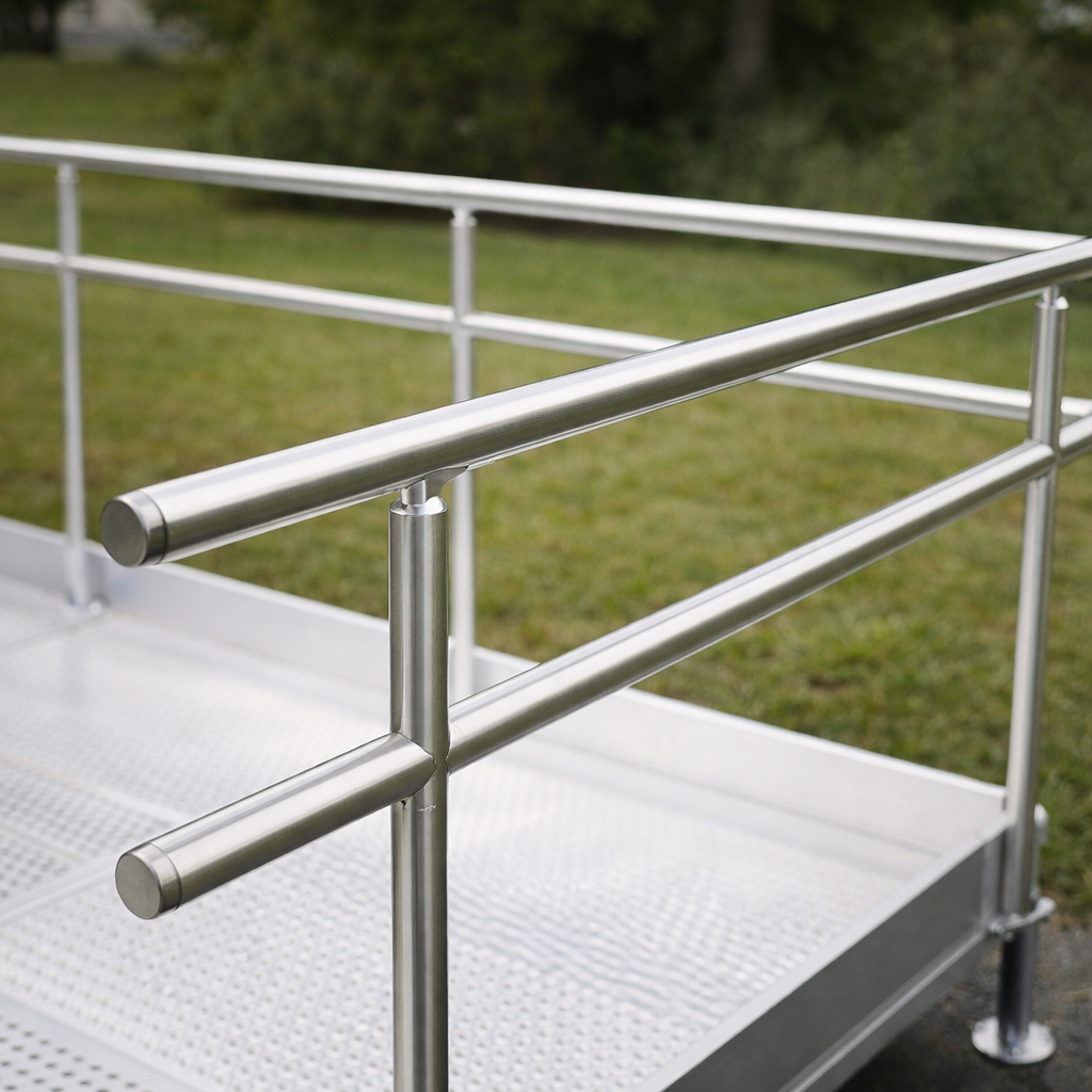 Modular Ramp Handrails 350-3000mm – Customisable