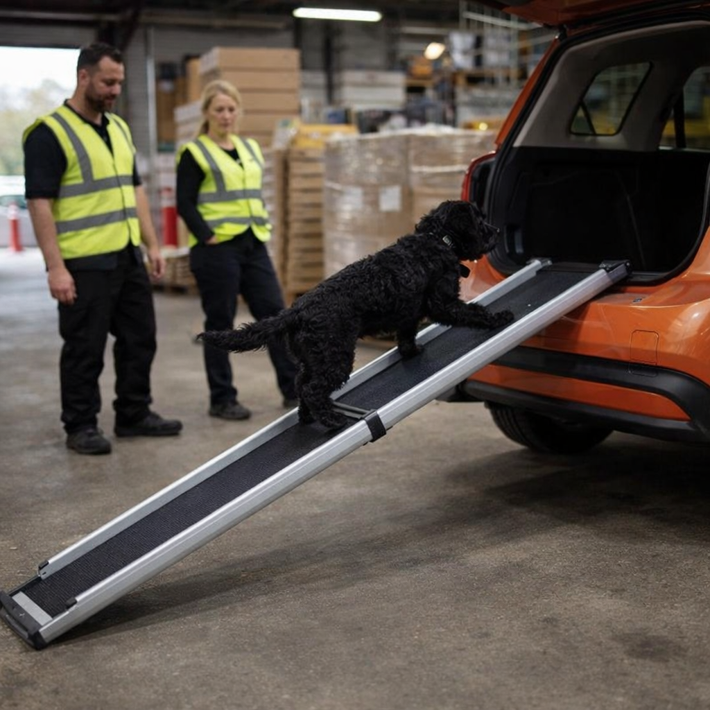 Telescopic Dog Ramp – 1800mm Length – 90kg Capacity – Car Access