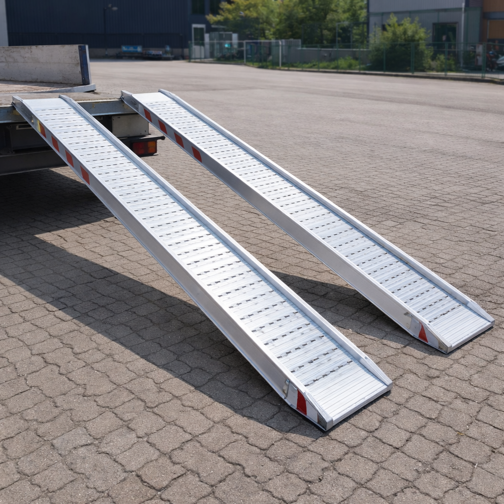 Aluminium Loading Ramps – 4500mm x 510mm – 5760kg Capacity – Plant Equipment