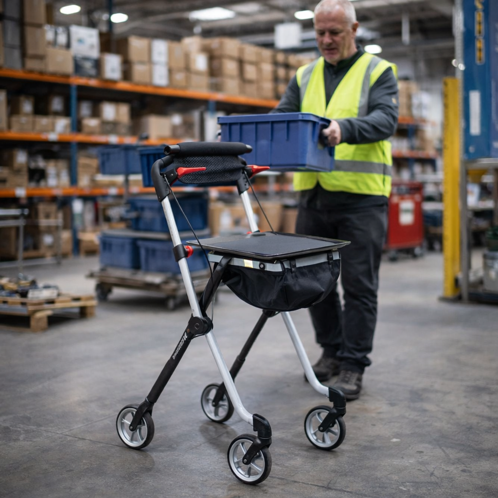 Indoor Rollator – Adjustable Height – Lightweight – Mobility Aid