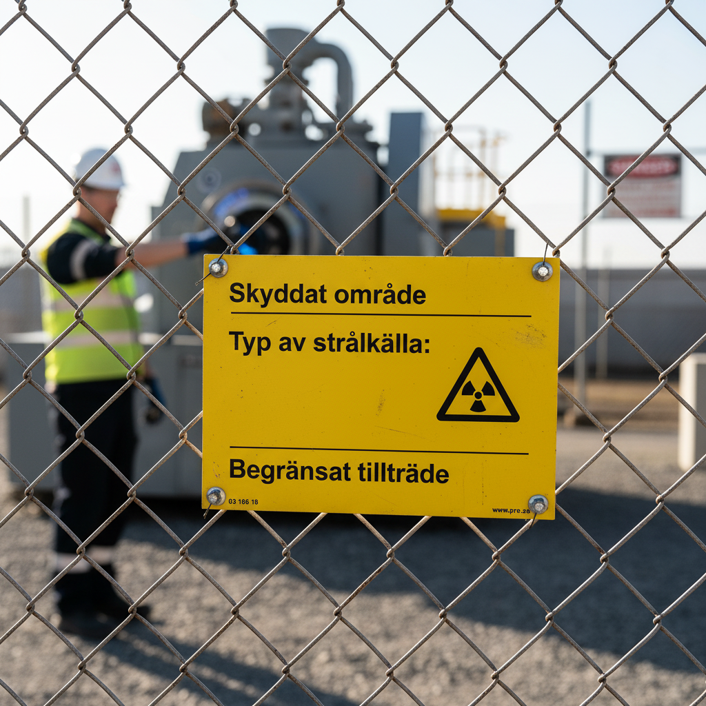 Premium Warning Sign for Hazardous Areas - Durable Self-Adhesive, Plastic, Magnet, and Aluminum Options Available