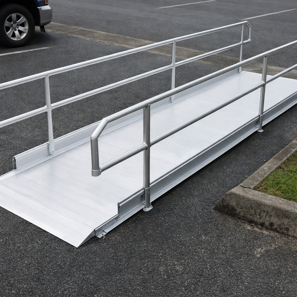 Car Ramp Rails Vehicle Ramps 3790mm L x 1000mm W – Handrails