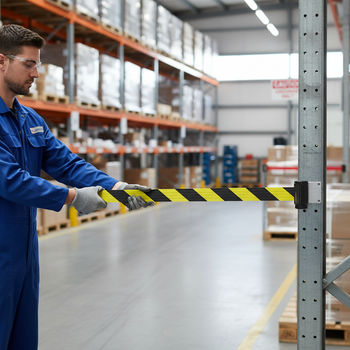 Premium Wall Mounted Barrier with Durable Steel Housing - Available in 2.3m and 4.5m Lengths for Short-Term Access Control