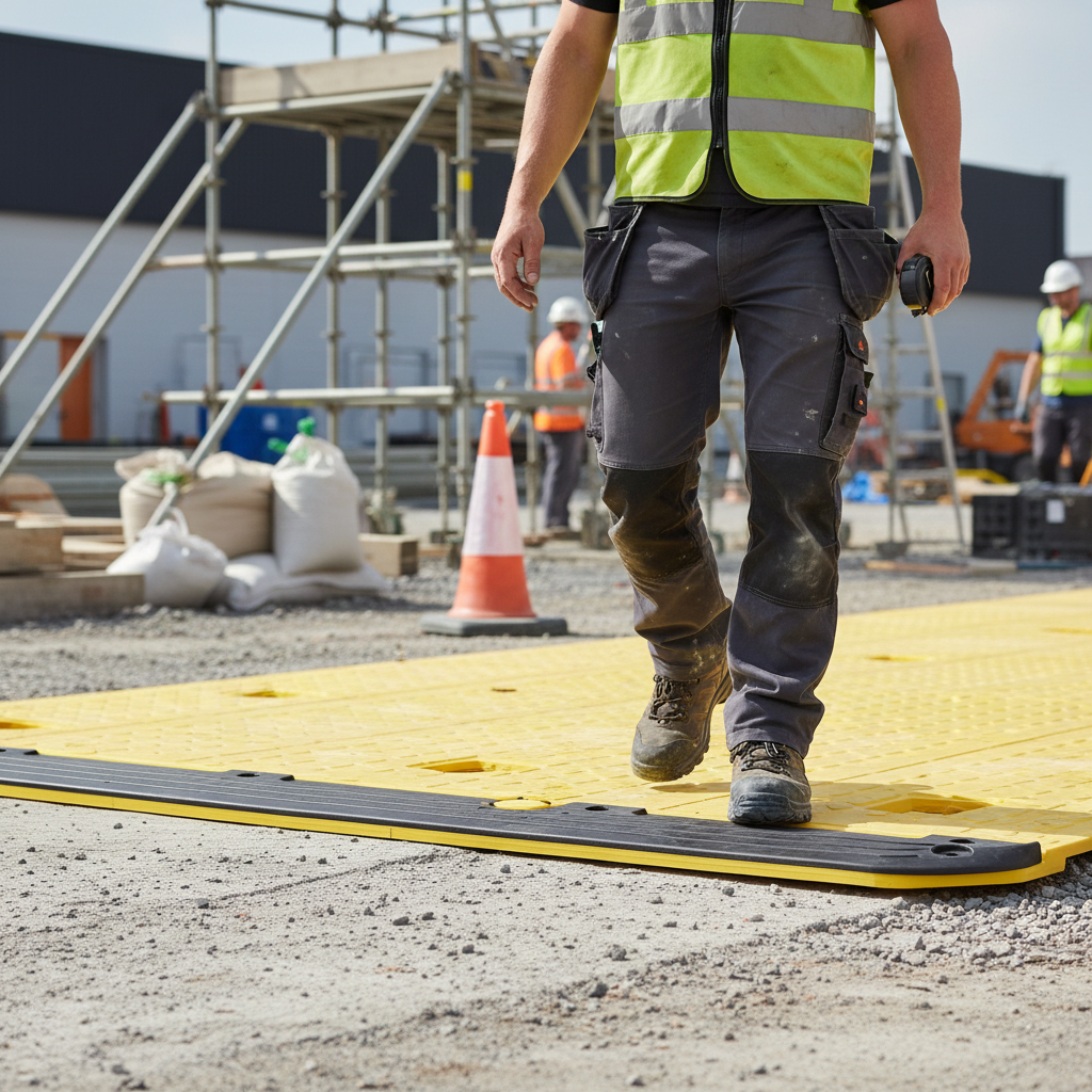 Premium Replacement Rubber Edge for Wheelchair Ramp with Four Clips - High-Quality Professional Grade for Industrial and Commercial Applications