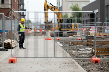Premium Heavy Duty Construction Fence Panel 3.5m with Enhanced Stability and Rounded Corners for Secure Site Protection