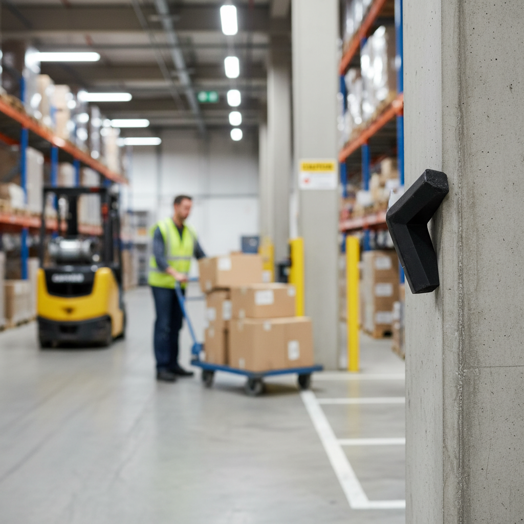 Premium Self-Adhesive Foam Corner Guards for Impact Protection in Workshops, Factories, and Schools - side view | Barriers Co